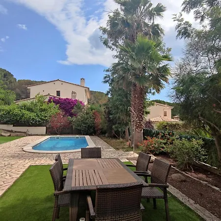 Mediterranea Con Piscina, Jardin Privado Y 3 Hab., Cerca De La Playa En La Costa Brava - Es-209-56 パラモス